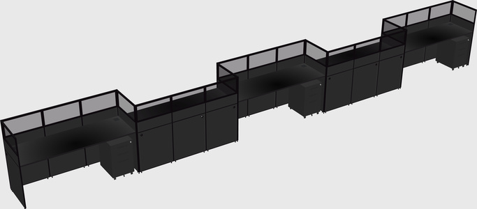 Cabines rectangulaires
