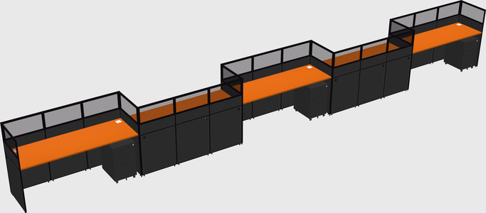 Cabines rectangulaires