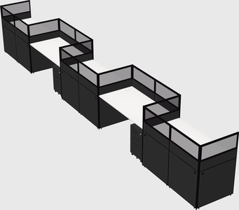 Rectangular cubicles