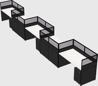 Rectangular cubicles