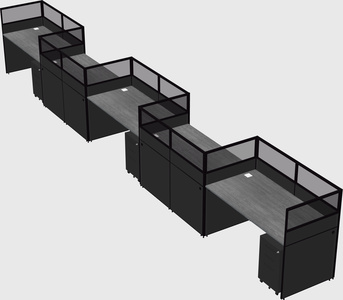 Rectangular cubicles