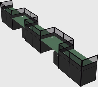 Rectangular cubicles