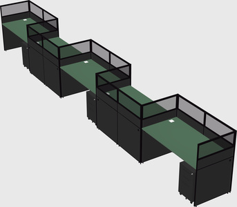 Rectangular cubicles