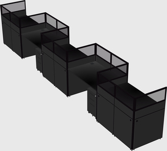 Rectangular cubicles
