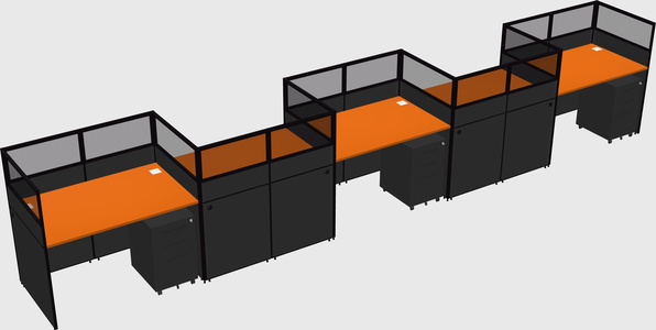 Rectangular cubicles
