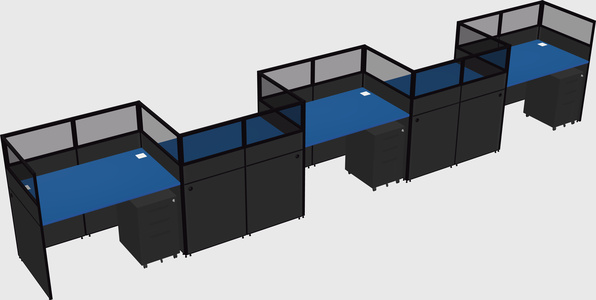 Rectangular cubicles