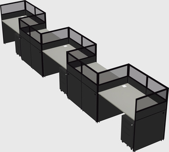 Rectangular cubicles