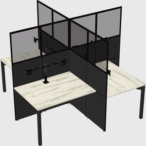 Quad office cubicles
