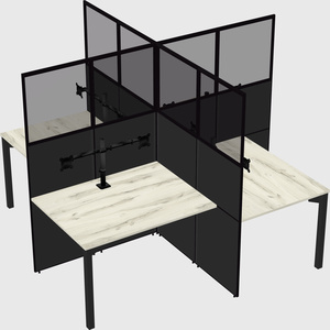 Quad office cubicles