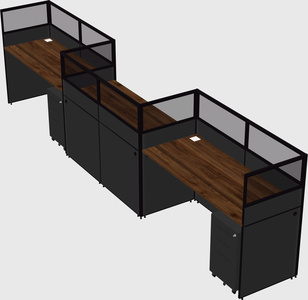 Rectangular cubicles