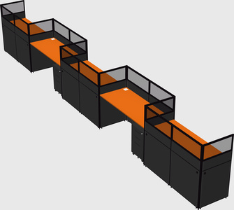 Rectangular cubicles