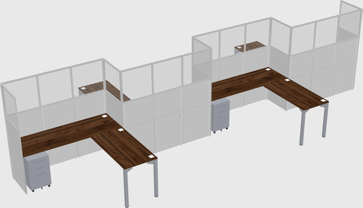 Rectangular cubicles