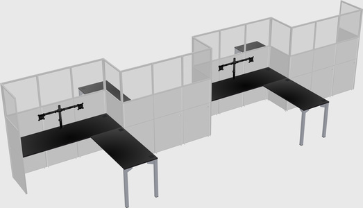 Rectangular cubicles