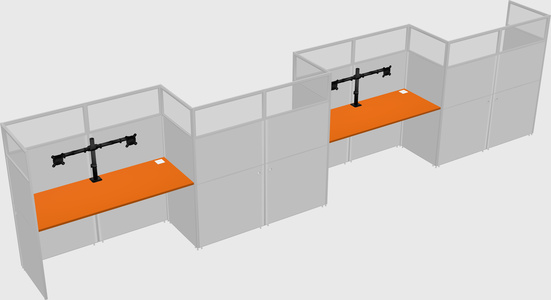 Rectangular cubicles