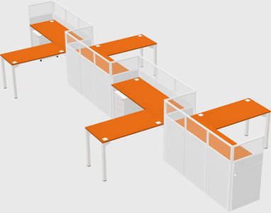 Rectangular cubicles