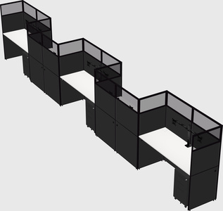 Rectangular cubicles