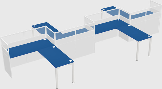 Rectangular cubicles