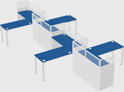 Rectangular cubicles