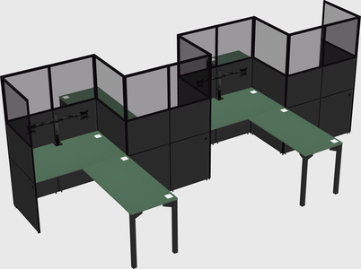 Rectangular cubicles