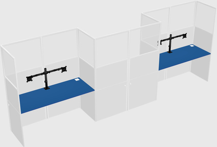 Rectangular cubicles