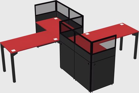 Rectangular cubicles