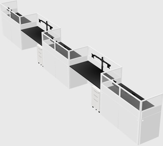 Cabines rectangulaires