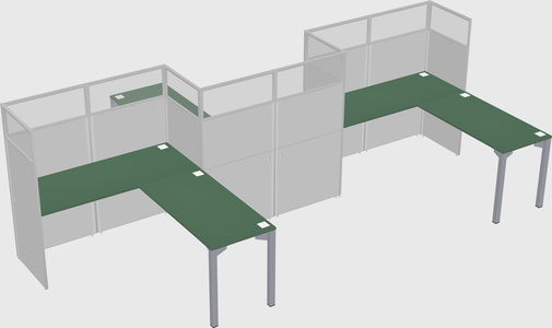 Rectangular cubicles