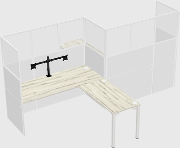 Rectangular cubicles