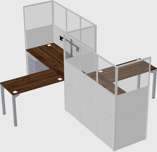 Rectangular cubicles