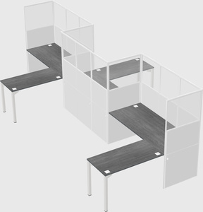 Rectangular cubicles