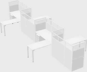 Rectangular cubicles
