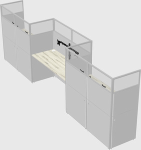 Rectangular cubicles
