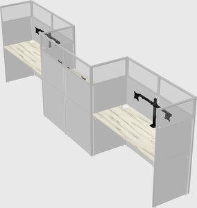 Rectangular cubicles