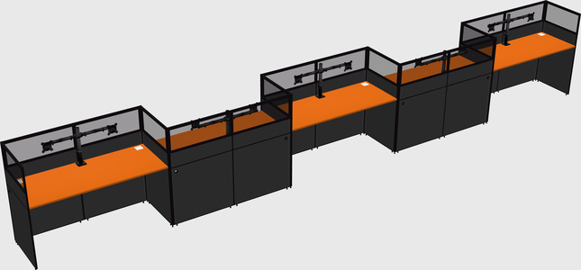 Cabines rectangulaires