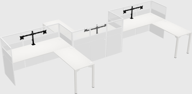 Rectangular cubicles
