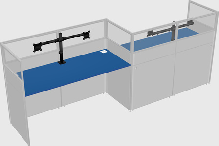 Rectangular cubicles