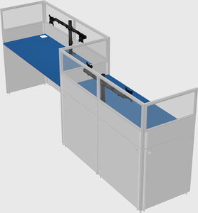 Rectangular cubicles