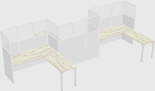 Rectangular cubicles