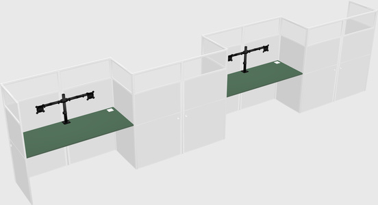 Rectangular cubicles