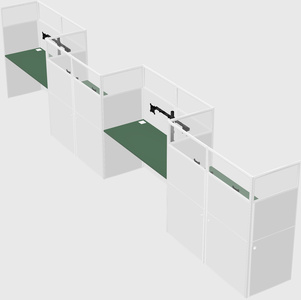 Cabines rectangulaires