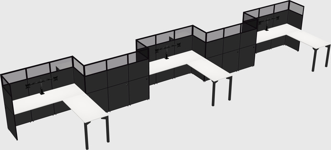 Rectangular cubicles