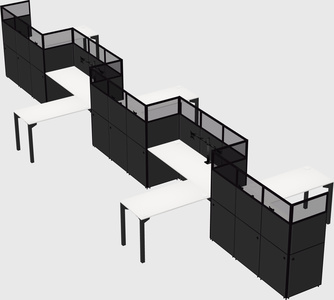 Rectangular cubicles