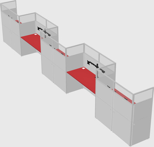Rectangular cubicles