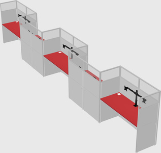 Rectangular cubicles