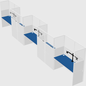 Rectangular cubicles