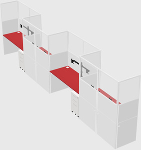 Rectangular cubicles