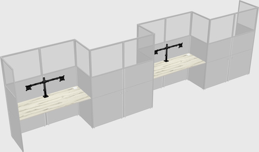 Rectangular cubicles