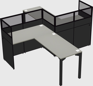L-shape cubicles