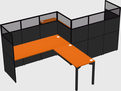 Rectangular cubicles