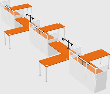 Cabines en l